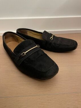 ASOS Men's Black Pony Tail Loafers